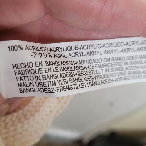 Zara knits ivory vneck tunic sweater Size large Clean Girl Preppy Minimal - Picture 7 of 7